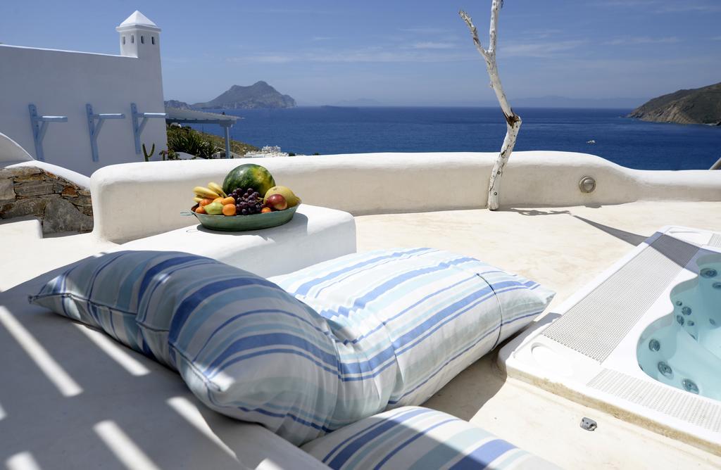The Big Blue Hotel Ormos Aigialis Bagian luar foto